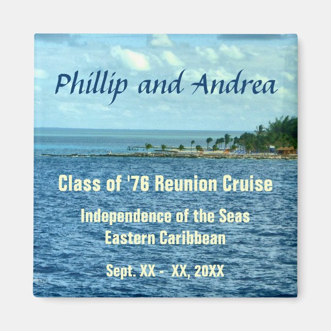 Schifffahrt Kleine Stateroom-Türmarkierung Magnet (Vorne)