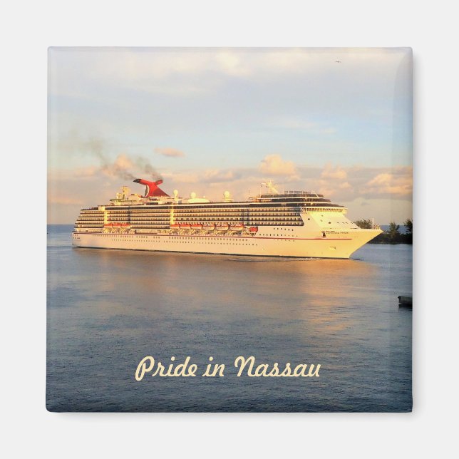 Schifffahrt nach Nassau Magnet (Vorne)