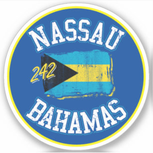 Schifffahrt Nassau Bahamas Flaggensticker Kreuzfah Aufkleber
