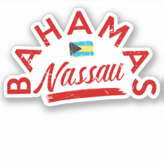 Schifffahrt Nassau Bahamas Flaggensticker Kreuzfah Aufkleber