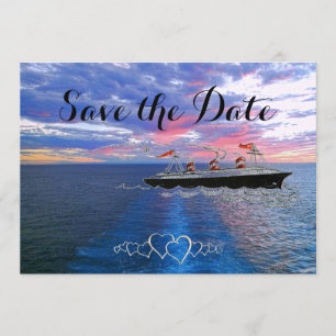 Schifffahrt   Save the Date Ocean Sky