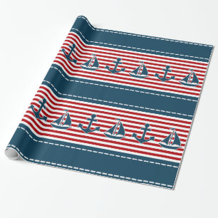Schifffahrtsdesign Geschenkpapier