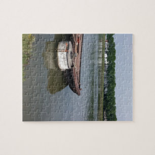 Schifffahrtsschiff, Kajakkanal Puzzle