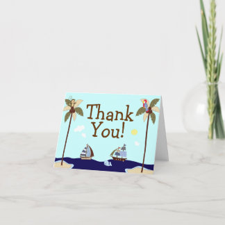 Schiffs-ahoi SeeBabyparty danken Ihnen Notecard Dankeskarte