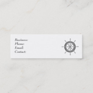 Schiffs-Rad Mini Visitenkarte