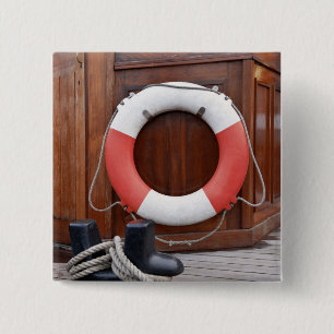 Schiffs-Rettungsgürtel Button