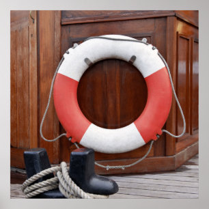 Schiffs-Rettungsgürtel Poster
