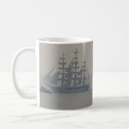 Schiffs-Seemarinesegelboot-Segeln-Tassen Tasse