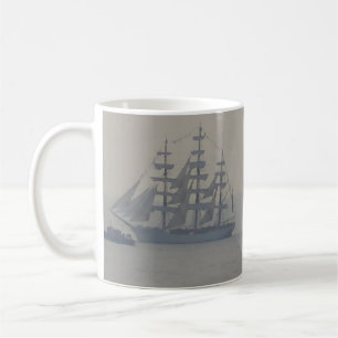 Schiffs-Seemarinesegelboot-Segeln-Tassen Tasse