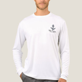 Schiffsanker-Boot-Name Tri-Blend Shirt