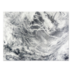 Schiffsbahnen im Pazifischen Ozean Fotodruck