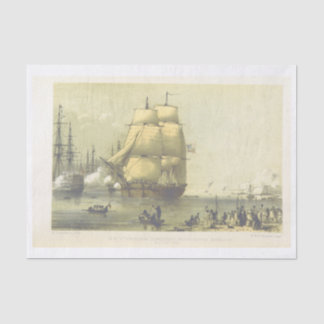 Schiffsdecoupage Seidenpapier