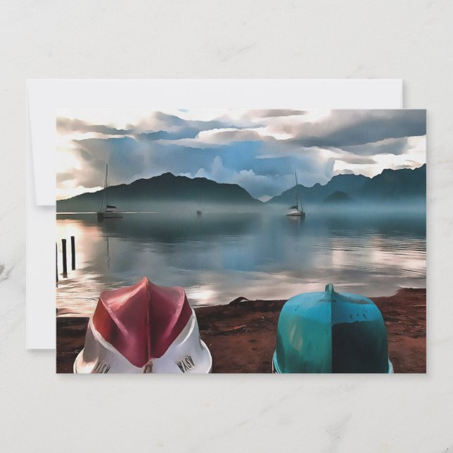 Schiffshügel und Marmaris Winter Seascape (Vorderseite)