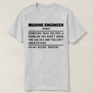 Schiffsingenieur Noun Ocean Engineering Mariner Va T-Shirt