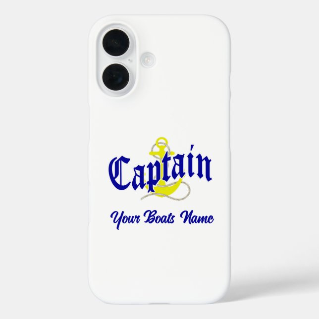 Schiffskapitän Case-Mate iPhone Hülle (Rückseite)