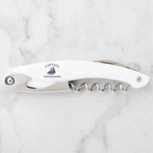 Schiffskapitän Personalisiert Bottle Opener Kellnermesser