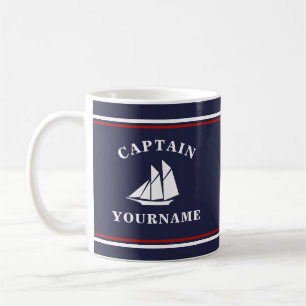 Schiffskapitän Sailboat Tasse