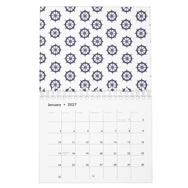 Schiffskapitän Sailors der Marine Kalender (Jan 2027)