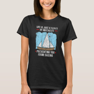 Schiffskapitän Seemann Nautiker Segler Bootfahren  T-Shirt