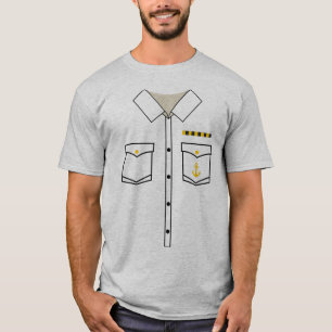 Schiffskapitän Uniform Costume Halloween T-Shirt