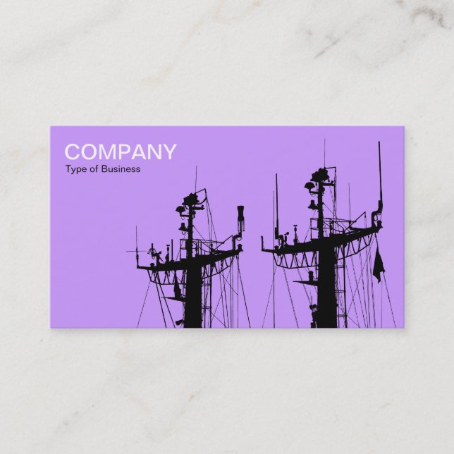 Schiffsmast - Lilac Visitenkarte (Vorderseite)