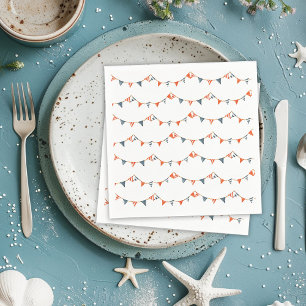 Schiffsmotive Baby Shower Serviette