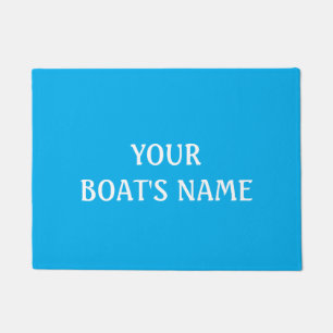 Schiffsname Dockmatte Fußmatte