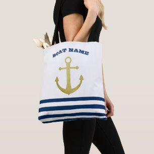 Schiffsname, Goldener Anker Marineblaue Streifen