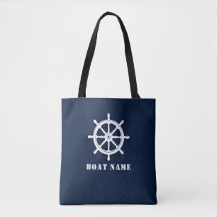 Schiffsname Nautical Ships Helm Deep Navy Blue
