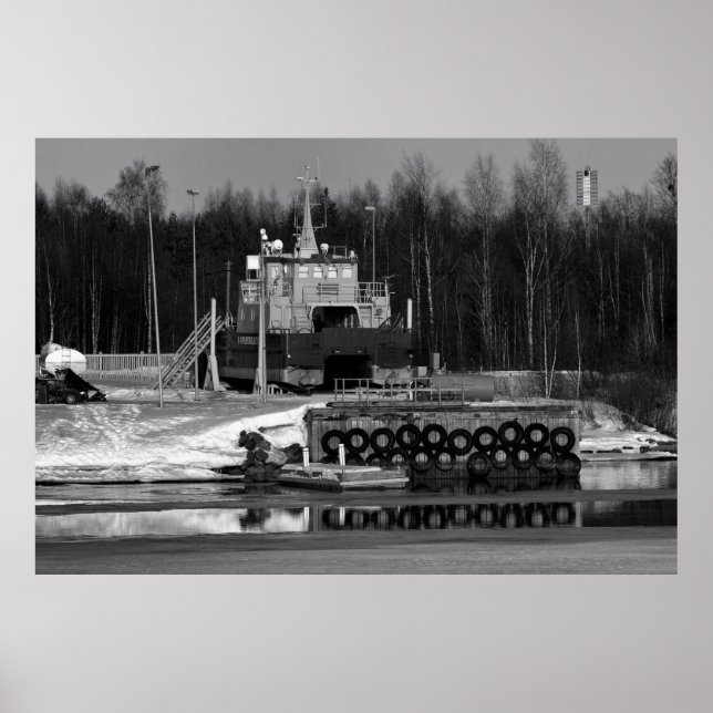 Schiffspfeilposter Poster (Vorne)