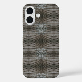 Schiffsplanken-Holzbretter Perspektive Südwest-Mus iPhone 16 Hülle