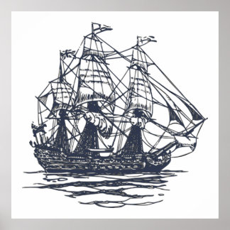 Schiffspopster Poster
