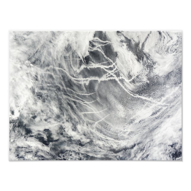 Schiffspuren im Pazifischen Ozean Fotodruck (Vorne)