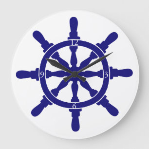 Schiffsrad Große Wanduhr