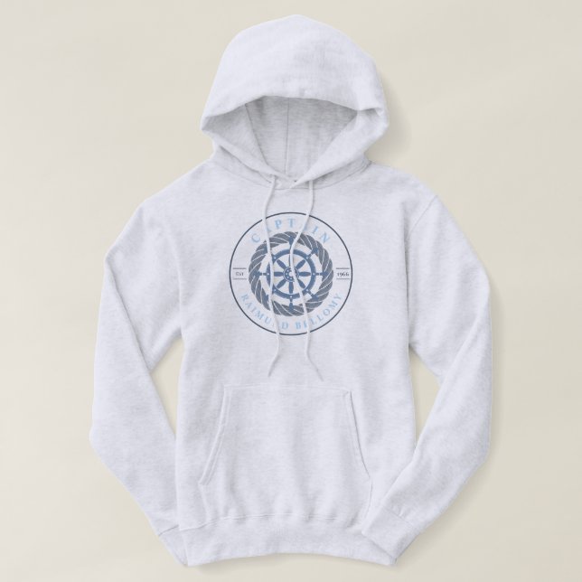 Schiffsrad Hoodie (Design vorne)