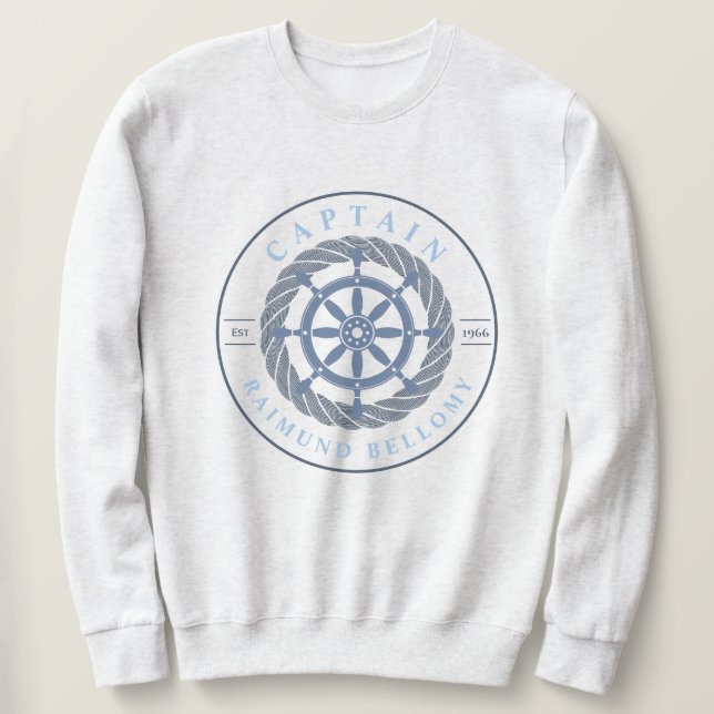 Schiffsrad Sweatshirt (Design vorne)