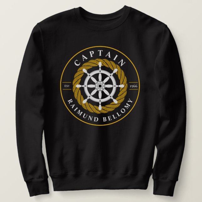 Schiffsrad Sweatshirt (Design vorne)