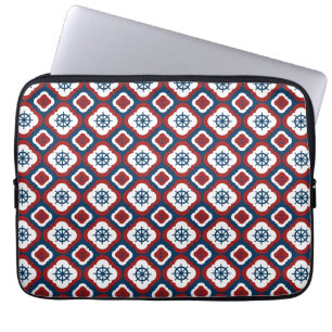 Schiffsräder und Anker Laptopschutzhülle