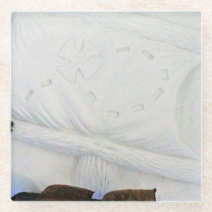 Schiffssaal im Hotel de Glace, Quebec, Kanada Glasuntersetzer