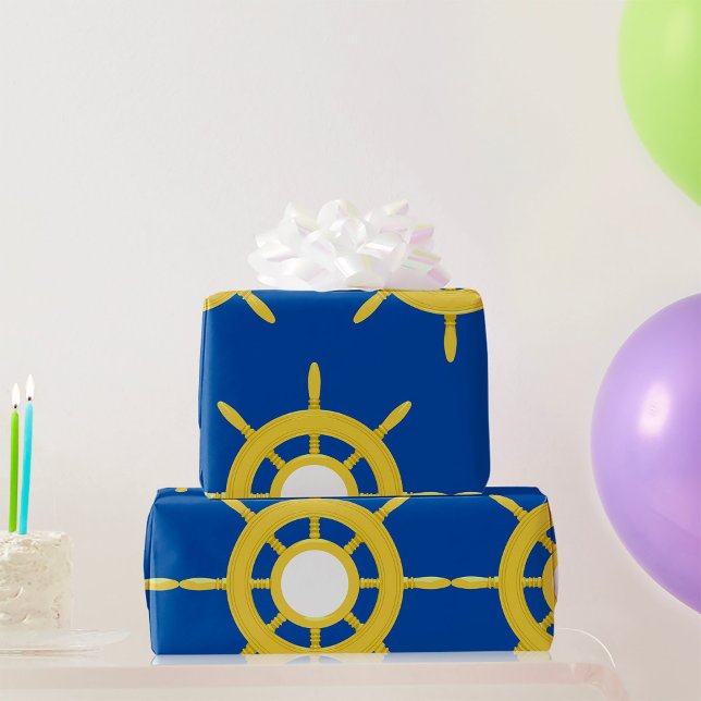 Schiffssteuer Geschenkpapier (Von Creator hochgeladen)