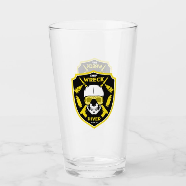Schiffstaucher Glas (Vorderseite)