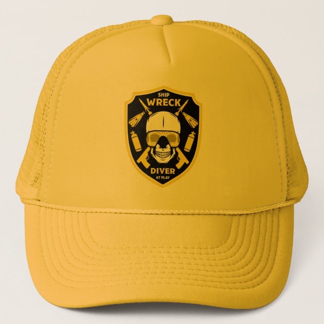 Schiffstaucher Truckerkappe (Vorderseite)