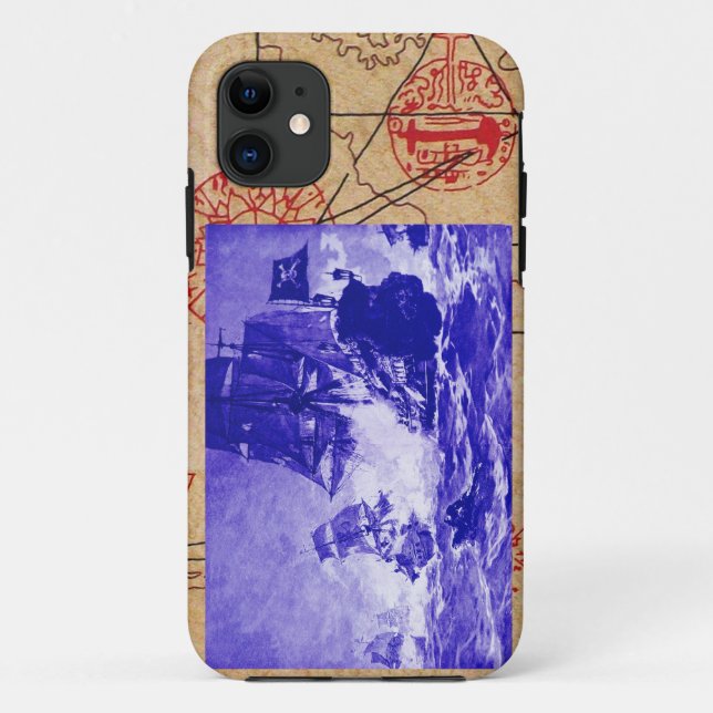 SCHIFFSTRECKE/KARTEN-KARTEN Case-Mate iPhone HÜLLE (Rückseite)