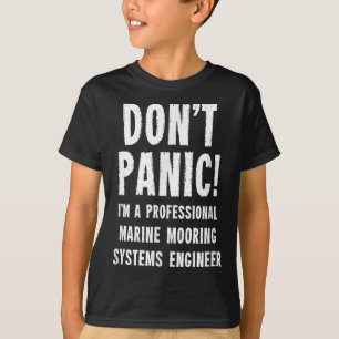Schiffsverankerungssysteme Ingenieur T-Shirt