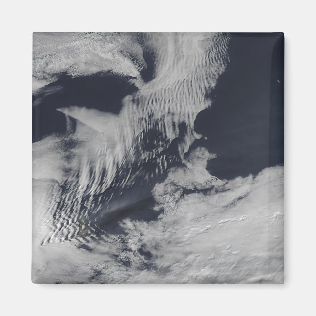 Schiffswellenförmige Wolken im Südindischen Ozean Magnet (Vorne)