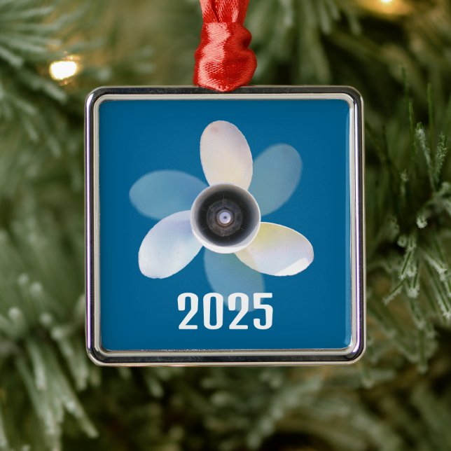 Schiffswerkanzeiger Silbernes Ornament (Baum)