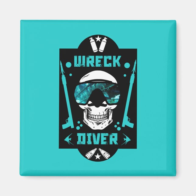Schiffswrack-Divers Magnet (Vorne)