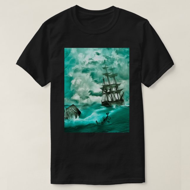 Schiffswrack T-Shirt (Design vorne)