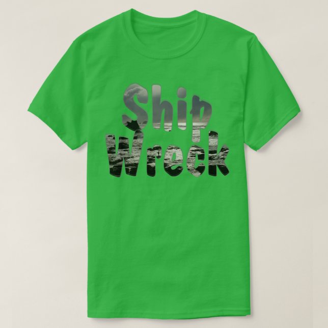 Schiffswrack T-Shirt (Design vorne)