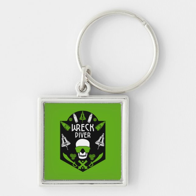 Schiffswrak Seetaucher Schlüsselanhänger (Vorne)